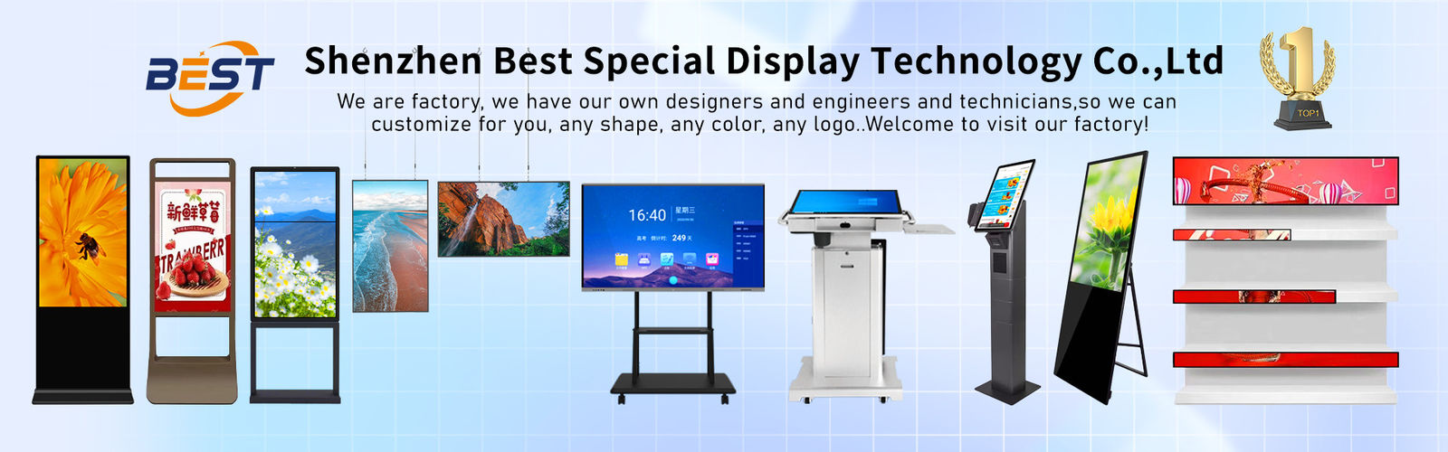 Display di segnaletica LCD