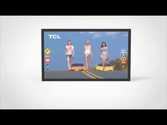 Segnaletica digitale impermeabile IP66 per esterni 55 pollici 5000nit UHD Legatura di alluminio di grado aeronautico