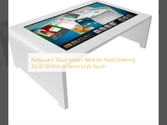 Ristorante Tavolo touch screen per l'ordine di cibo 32/42/55 pollici Android Multi-Touch