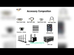 Display a LED a noleggio esterno impermeabile P3/P4/P5/P6/P10 per schermo pubblicitario in stadio