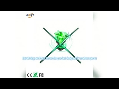 Interattivo Hologram Fan 3D LED Display Copertura olografica Lama Soluzioni di varie dimensioni