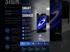Display digitale bifacciale 4K ultra sottile ad alta luminosità