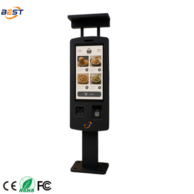 Qualità  32 Inch Outdoor Drive Through Ordering Kiosk IP65 2500nits Floor Standing for Fast Food Chains Fabbrica