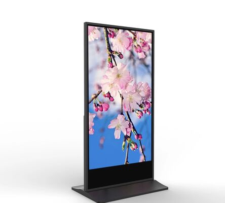 Display di segnaletica digitale ultra sottile da 55 pollici con doppio schermo LCD per la pubblicità a doppio lato