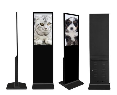 Chiosco di segnaletica digitale indipendente da 55 pollici con riconoscimento facciale e touch screen
