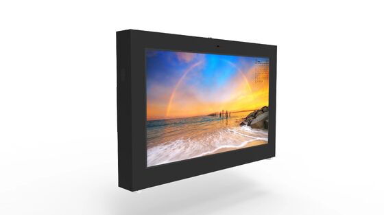 Segnaletica digitale LCD per esterni impermeabile IP65 da 55/65 pollici con display LCD touch di luminosità 2500 Cd/m²