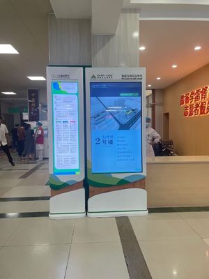 Display LCD a bordo del supermercato Display LCD a lunghezza estesa Multi linguaggio Display pubblicitario