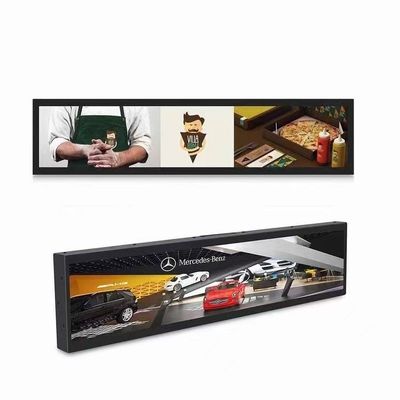Smart Shelf Display LCD a barra estesa Display touch screen Bar LCD