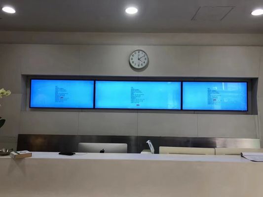 Retail Store Stretched Bar LCD Display Customized Ultra Wide LCD Shelf Display Display Display per il rivenditore