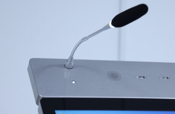 27 pollici Computer Podium Lectern, Digital Podium Stand con altoparlante e microfono