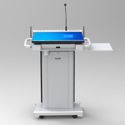 Podio multimediale wireless con microfono e altoparlante 32