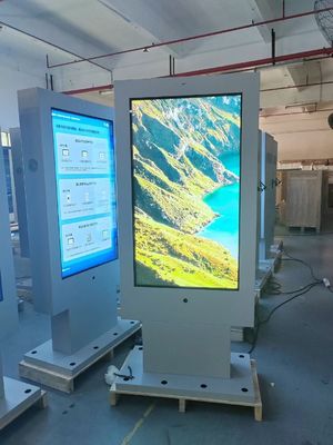 43 75 pollici touch screen verticale pannello LCD stand display pubblicitario LED macchina pubblicitaria full hd grande pubblicità s