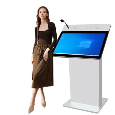 27 pollici Digital Podium Lectern con Intel i5 6th Gen e 350 Cd/m2 Luminosità per presentazioni multimediali intelligenti