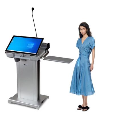 Lectern intelligente pieghevole con processore Intel i5 6th Gen e supporto multilingue per presentazioni multimediali