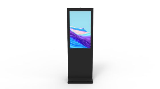 55 pollici Outdoor LCD Digital Signage con 2500Cd/m2 Brightness e Android OS Advertising Totem Media Player