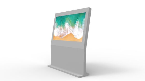 Smart Outdoor LCD Digital Signage con risoluzione 4K 2500nits Luminosità e angolo di visione di 178° Display commerciale Chiosco touch screen