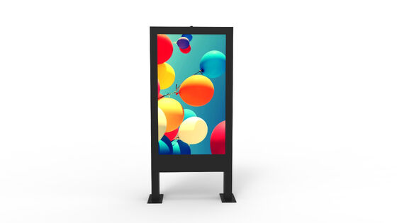 Smart Outdoor LCD Digital Signage con risoluzione 4K 2500nits Luminosità e angolo di visione di 178° Display commerciale Chiosco touch screen