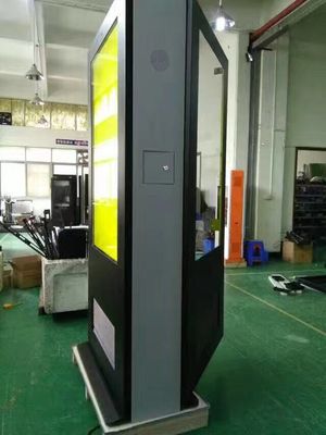 55 65 pollici Totem Outdoor 4K doppio lato Digital Signage Display pubblicità