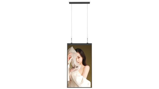 3000 Nits Shop Window Screen 55 Inch Hanging Mobile Digital Signage