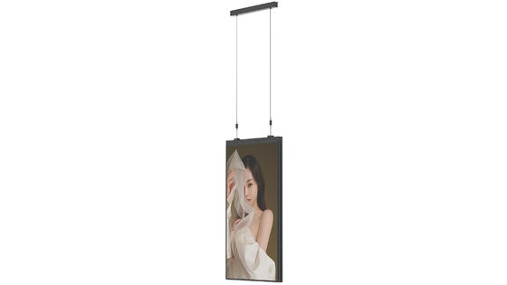 55 pollici Ultra Narrow Shop Window Hanging Displays, Indoor LCD Advertising Player