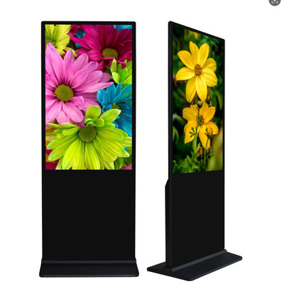 Display digitale a touchscreen Totem, Totem a terra, chiosco di segnaletica digitale