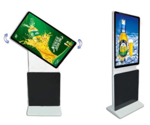 chiosco di visualizzazione di segnaletica verticale lettore video 4K display LCD pubblicitario touch screen con CMS