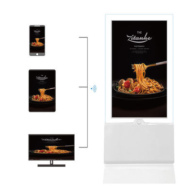 Business Indoor LCD Digital Signage 55 Inch Pavimento Standing Pubblicità Display Kiosk