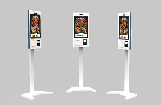 Chiosco self-service da 32 pollici con quad-core Cortex-A17 e luminosità 350 Cd/m2 per pagamenti intelligenti