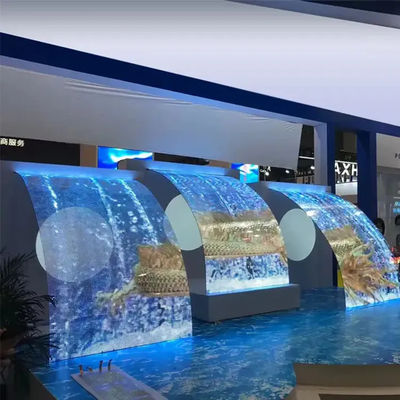Display trasparente flessibile a film a LED con resistenza all'acqua IP65 per soluzioni visive per mostre/billboard/retail