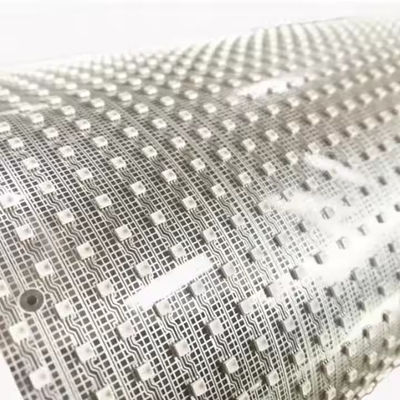 Display a LED trasparente per pareti di vetro pieghevoli per interni Trasmissione luminosa 80% Risparmio energetico ultra-sottile