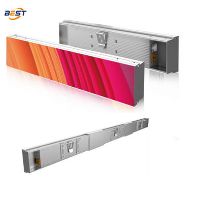 Indoor HD Custom-Size LED Shelf Screen 300-1200x60mm Aluminium Profile Cabinet 3840Hz Refresh Rate
