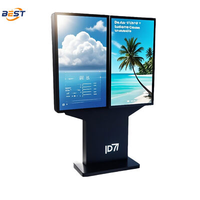 Monitor industriale da 65 pollici con risoluzione 4K, durata di vita di 50.000 ore e sistema di raffreddamento attivo