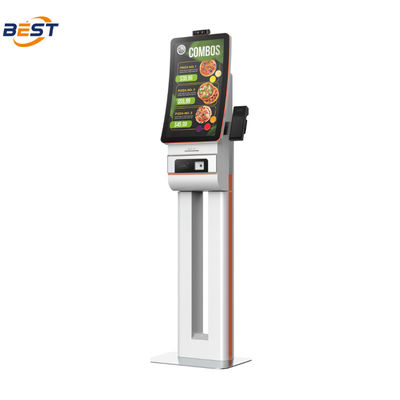 Chiosco di ordinazione self-service a terra per la biblioteca dell'hotel Hotpot Menù LCD POS mobile