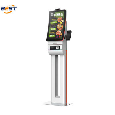 Chiosco per ordinazioni self-service da pavimento con touch capacitivo a 10 punti e risoluzione 1920*1080