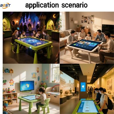 Tavolo di gioco digitale Smart Touch con schermo LCD e computer multi-touch