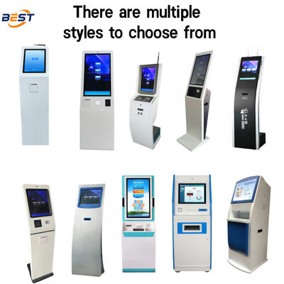Sistema wireless di gestione delle code con stampa termica multilingue e display LCD per chiosco self-service