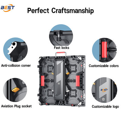 Segnaletica pubblicitaria a noleggio LED interattiva mobile con controllo cloud per video wall modulari