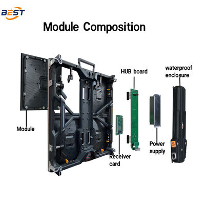 Segnaletica pubblicitaria a noleggio LED interattiva mobile con controllo cloud per video wall modulari