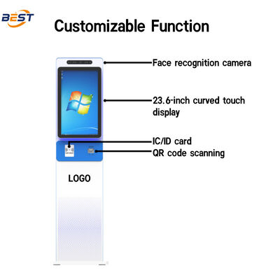 Kiosco POS interattivo con display 4K di chiarezza, durata di vita di 50.000 ore e 10-point capacitive touch per l'ordine self-service