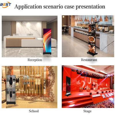 Disegno pieghevole per poster a LED per interni P2.5 3840x2160 1300cd/m2