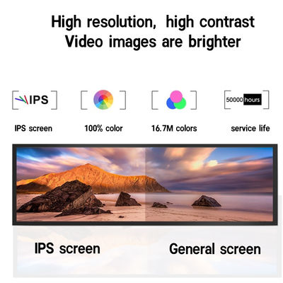 Stretched Bar LCD Display