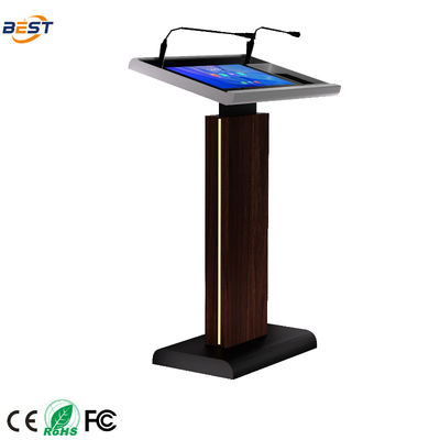 Podium digitale con Multi Points Foil Touch 560*1920 Risoluzione e 256GB Solid-state Drive Smart Lectern