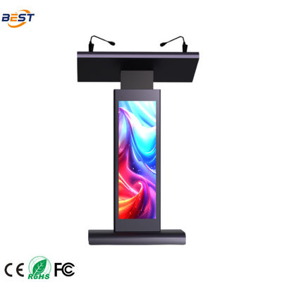 Podio multimediale con touchscreen multipunto, risoluzione 560*1920 e altoparlanti integrati da 8Ω