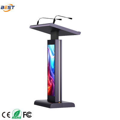 21.5 pollici touchscreen Multimedia Podium con Multi Point Foil Touch e altoparlanti integrati da 8Ω