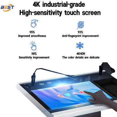 Podium digitale con Multi Points Foil Touch 560*1920 Risoluzione e 256GB Solid-state Drive Smart Lectern