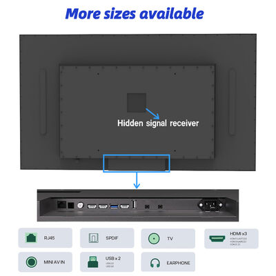 TV da esterno impermeabile IP55/IP66 con risoluzione 4K Ultra HD e luminosità elevata di 1500-3000 nit per display commerciali