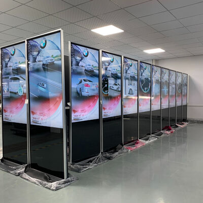 Segnaletica digitale LCD da pavimento per interni | Chiosco touch screen 4K