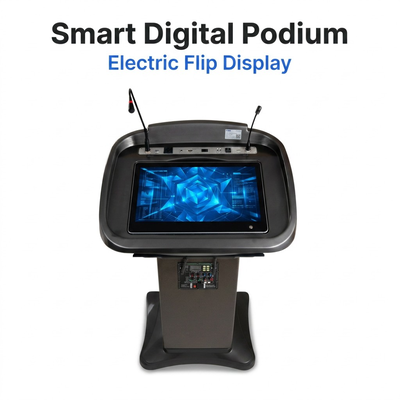 Insegnamento Podium 21.5 Inch Interattivo Touch Screen Split Screen Software Integrato Multimedia Classroom Lectern