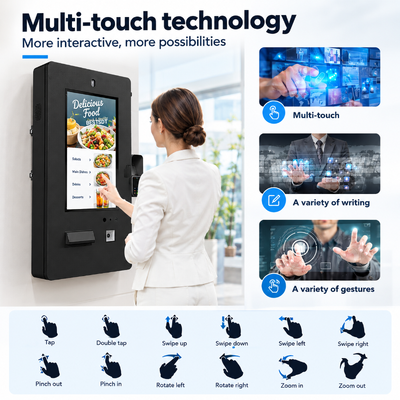 Chiosco per ordini self-service all'aperto personalizzabile Dimensioni OEM Colore Terminale design modulare