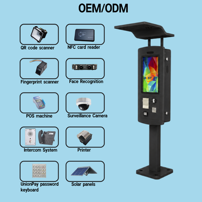 Chiosco di pagamento self-service per distributori di benzina da 32 pollici IP65 2500nits per esterni per progetti di stazioni di servizio